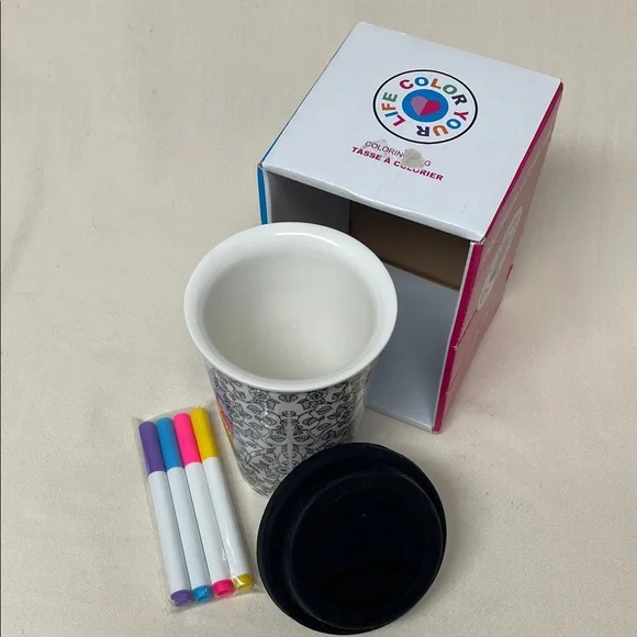 Color Your Life Ceramic Mug Set - Picture 14 of 14